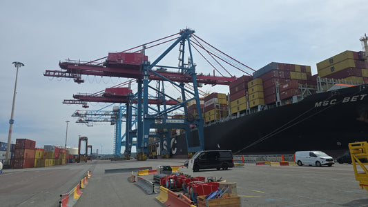 Supporting Giants: HEXA LOCK in Action at Port of Gävle